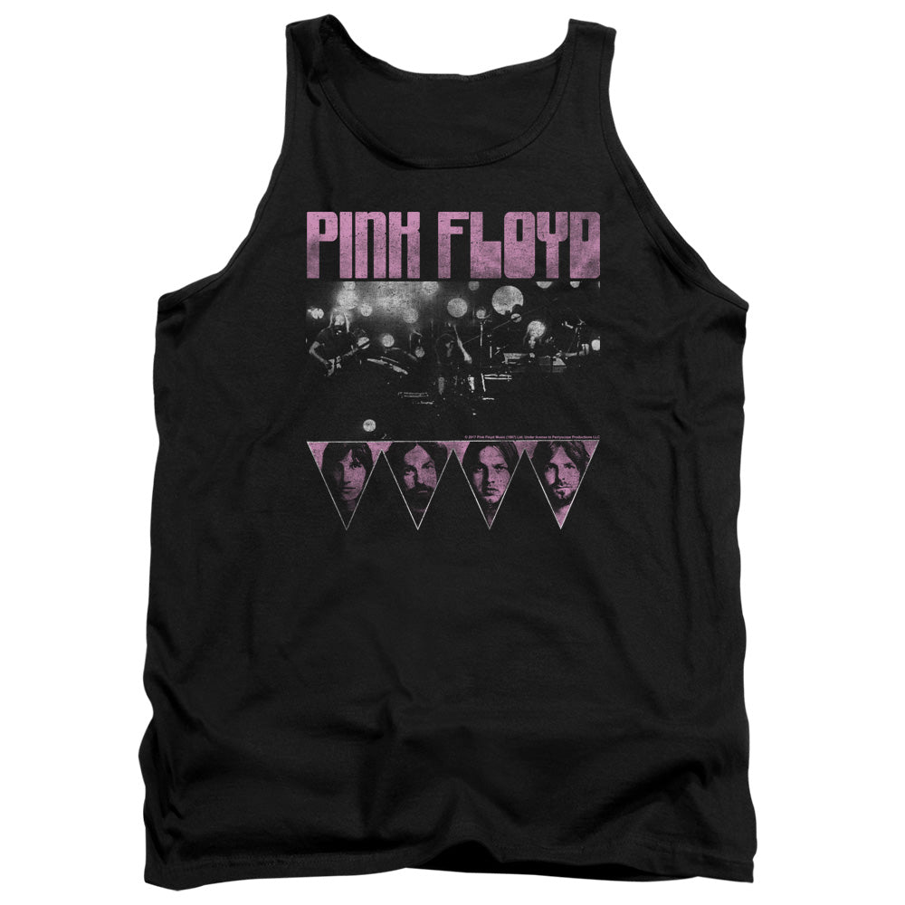 PINK FLOYD : PINK FOUR ADULT TANK Black SM