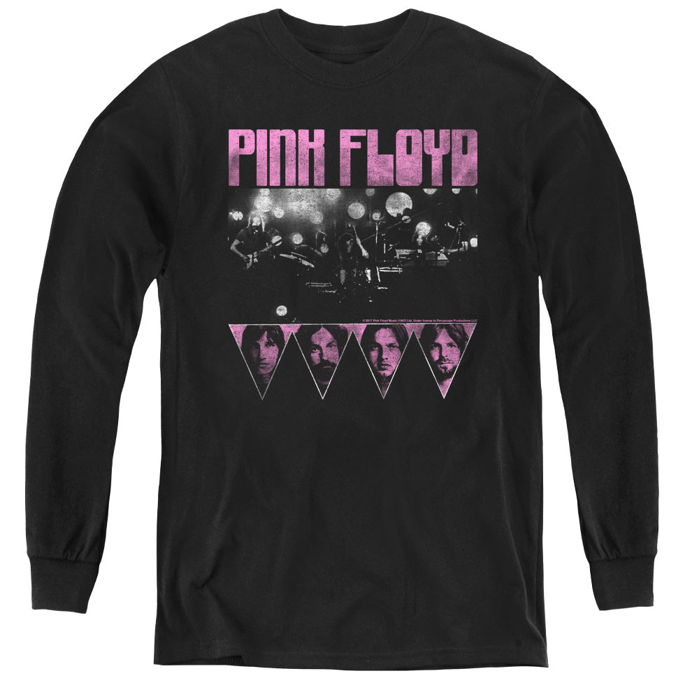 PINK FLOYD : PINK FOUR L\S YOUTH BLACK MD