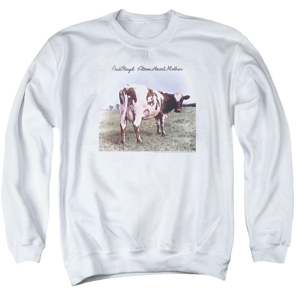 PINK FLOYD : ATOM HEART MOTHER ADULT CREW SWEAT White 2X