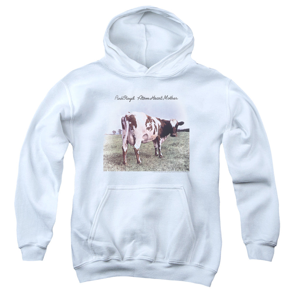 PINK FLOYD : ATOM HEART MOTHER YOUTH PULL OVER HOODIE White SM