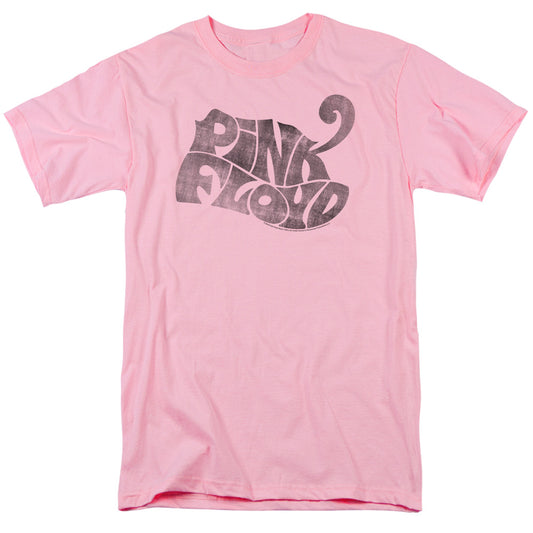 PINK FLOYD : PINK LOGO S\S ADULT 18\1 Pink XL