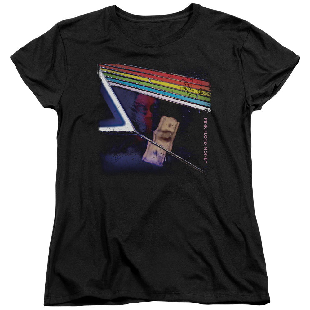 PINK FLOYD : MONEY WOMENS SHORT SLEEVE Black 2X