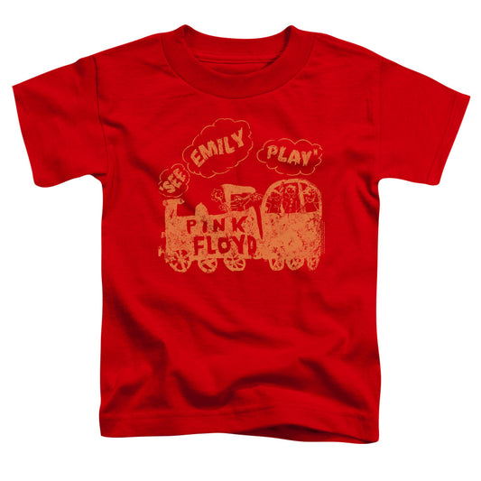 PINK FLOYD : SEE EMILY PLAY S\S TODDLER TEE Red SM (2T)