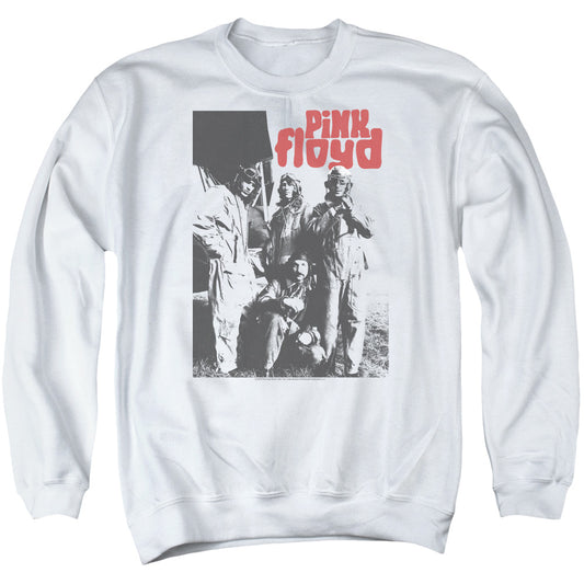 PINK FLOYD : POINT ME AT THE SKY ADULT CREW SWEAT White 2X