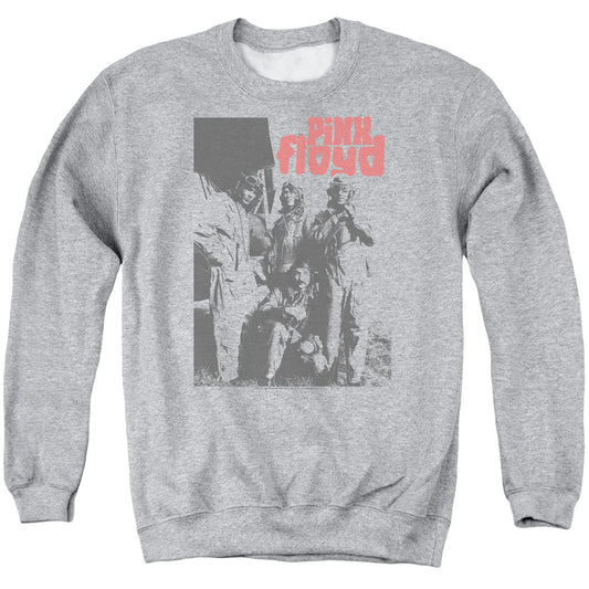 PINK FLOYD : POINT ME AT THE SKY ADULT CREW SWEAT Athletic Heather SM