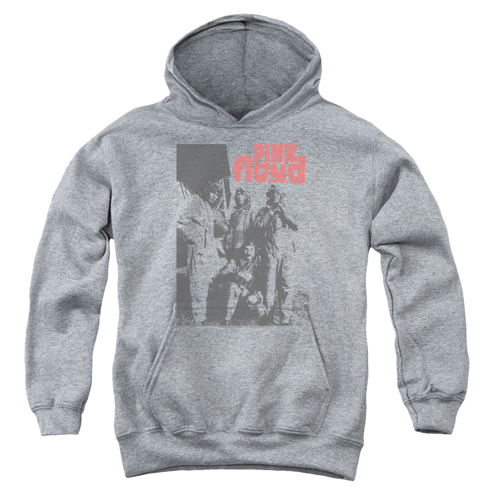 PINK FLOYD : POINT ME AT THE SKY YOUTH PULL OVER HOODIE Athletic Heather LG