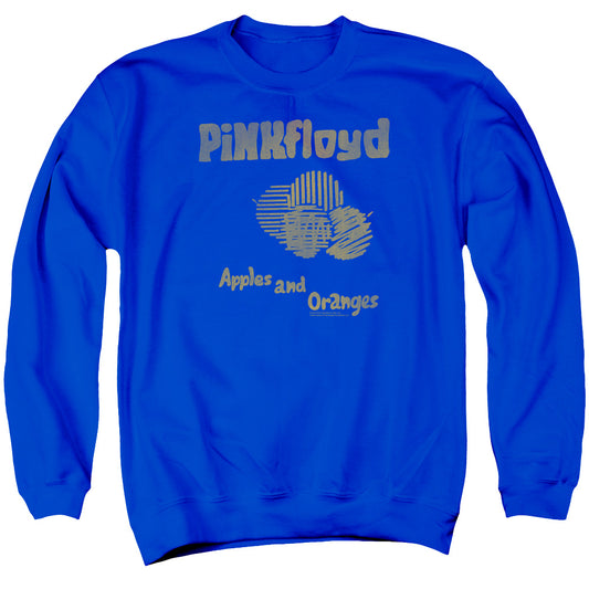 PINK FLOYD : APPLES AND ORANGES ADULT CREW SWEAT Royal Blue SM