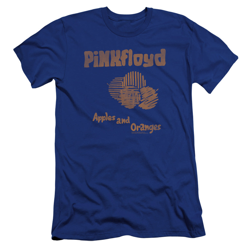 PINK FLOYD : APPLES AND ORANGES PREMIUM CANVAS ADULT SLIM FIT 30\1 Royal Blue 2X