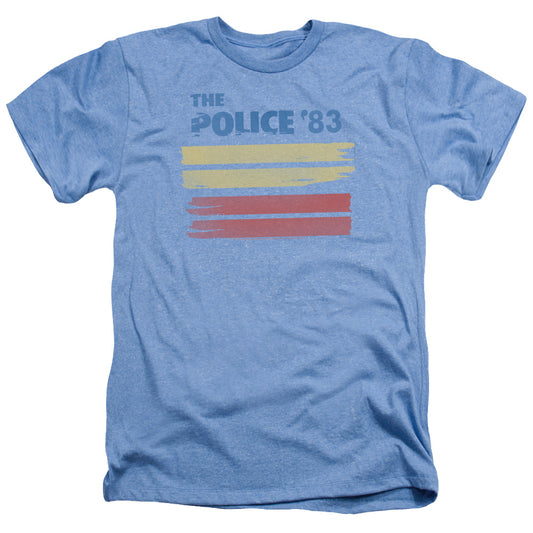 THE POLICE : 83 ADULT HEATHER Light Blue XL