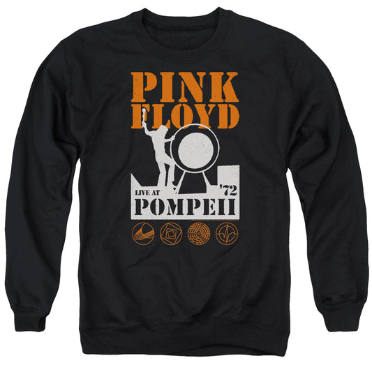 PINK FLOYD : POMPEII ADULT CREW SWEAT Black 2X