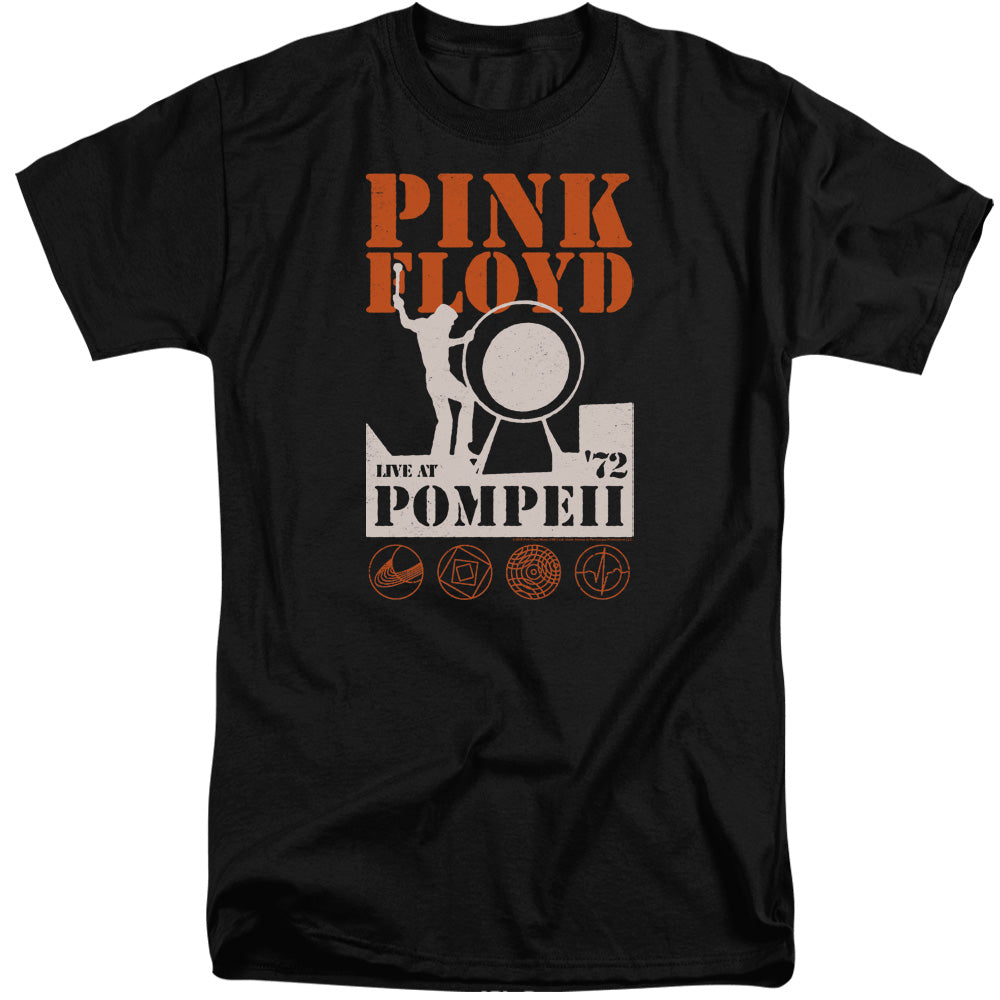 PINK FLOYD : POMPEII ADULT TALL FIT SHORT SLEEVE Black 2X