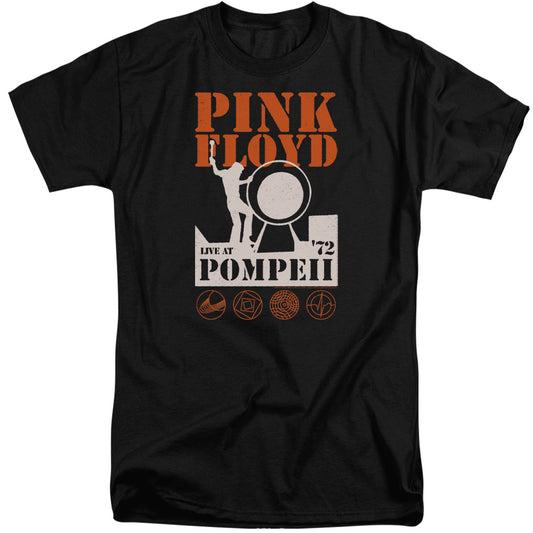 PINK FLOYD : POMPEII ADULT TALL FIT SHORT SLEEVE Black 2X