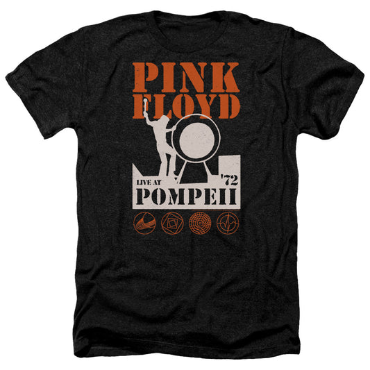 PINK FLOYD : POMPEII ADULT HEATHER Black 2X