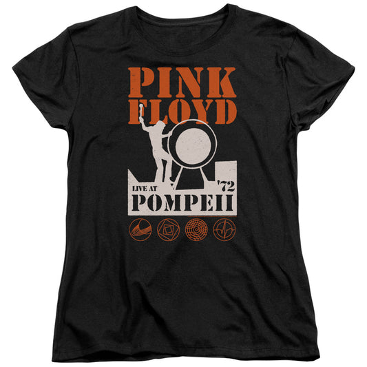 PINK FLOYD : POMPEII WOMENS SHORT SLEEVE Black 2X