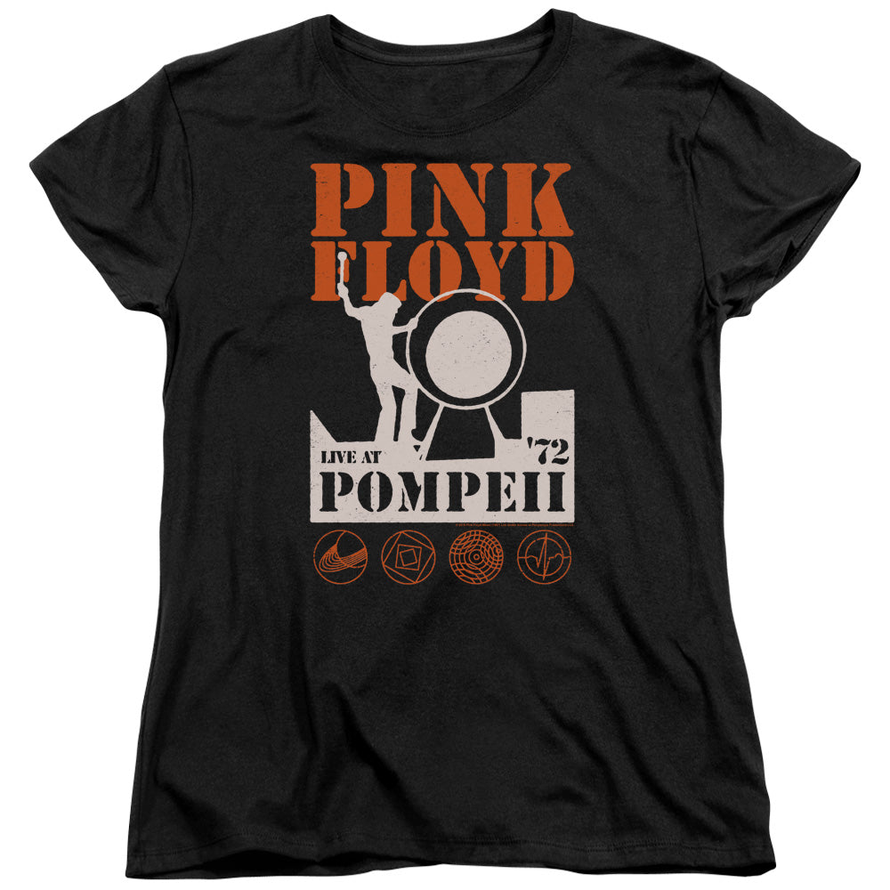 PINK FLOYD : POMPEII WOMENS SHORT SLEEVE Black XL