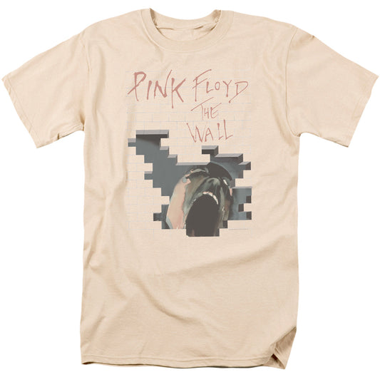 PINK FLOYD : THE WALL BREAKS S\S ADULT 18\1 Cream XL