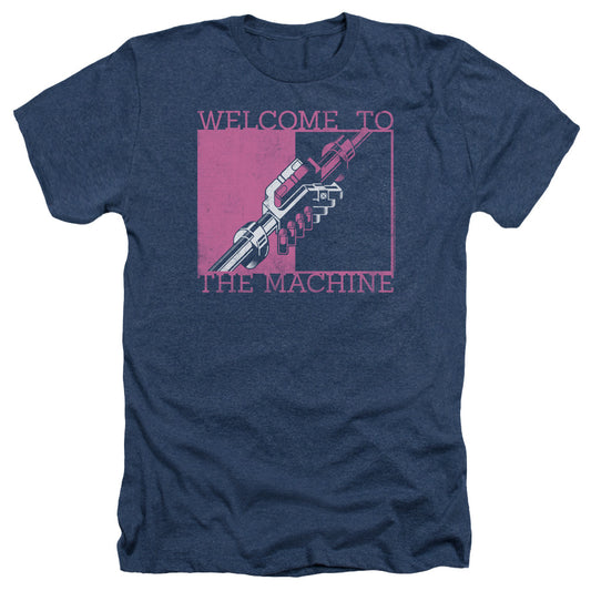 PINK FLOYD : WELCOME TO THE MACHINE ADULT HEATHER Navy 2X