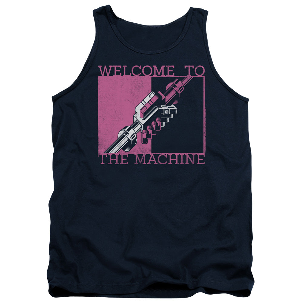 PINK FLOYD : WELCOME TO THE MACHINE ADULT TANK Navy 2X