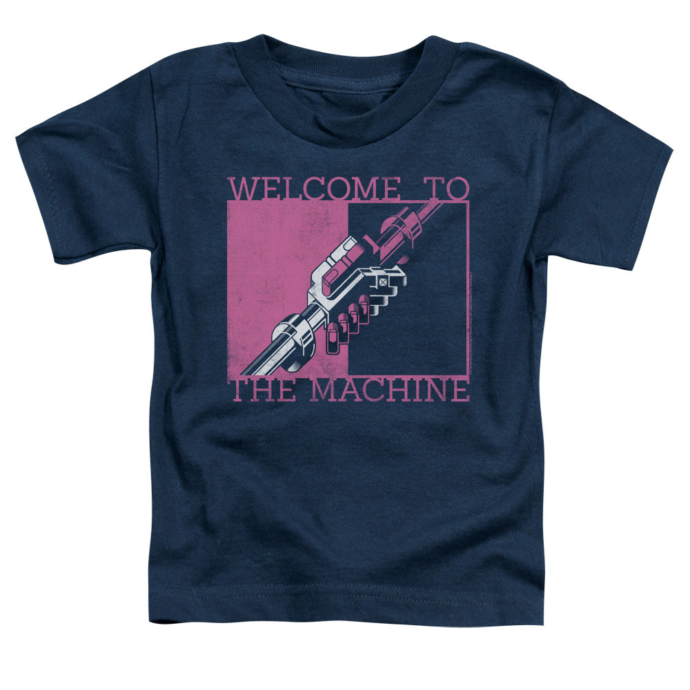 PINK FLOYD : WELCOME TO THE MACHINE S\S TODDLER TEE Navy LG (4T)