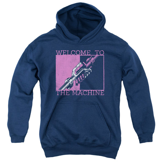 PINK FLOYD : WELCOME TO THE MACHINE YOUTH PULL OVER HOODIE Navy SM