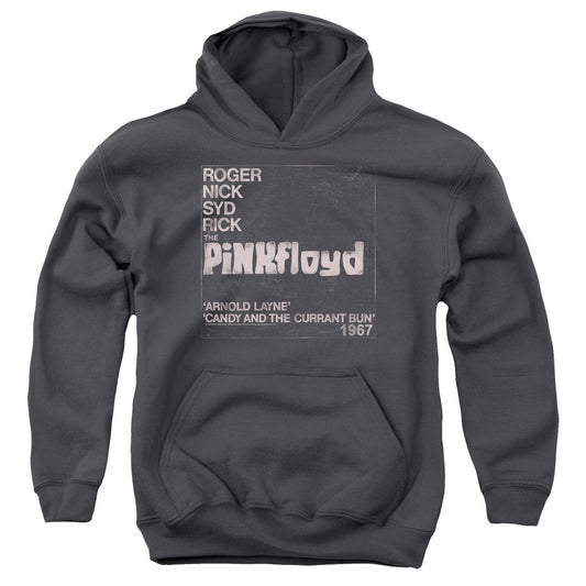 PINK FLOYD : ARNOLD LAYNE YOUTH PULL OVER HOODIE Charcoal MD