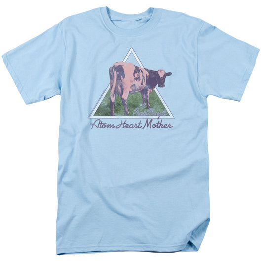 PINK FLOYD : ATOM MOTHER HEART PYRAMID S\S ADULT 18\1 Light Blue SM