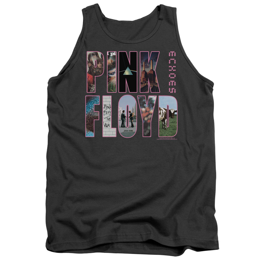 PINK FLOYD : COVER ADULT TANK Charcoal 2X