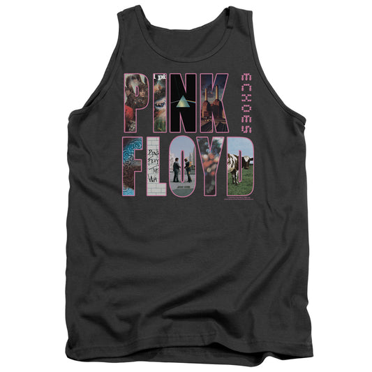 PINK FLOYD : COVER ADULT TANK Charcoal LG