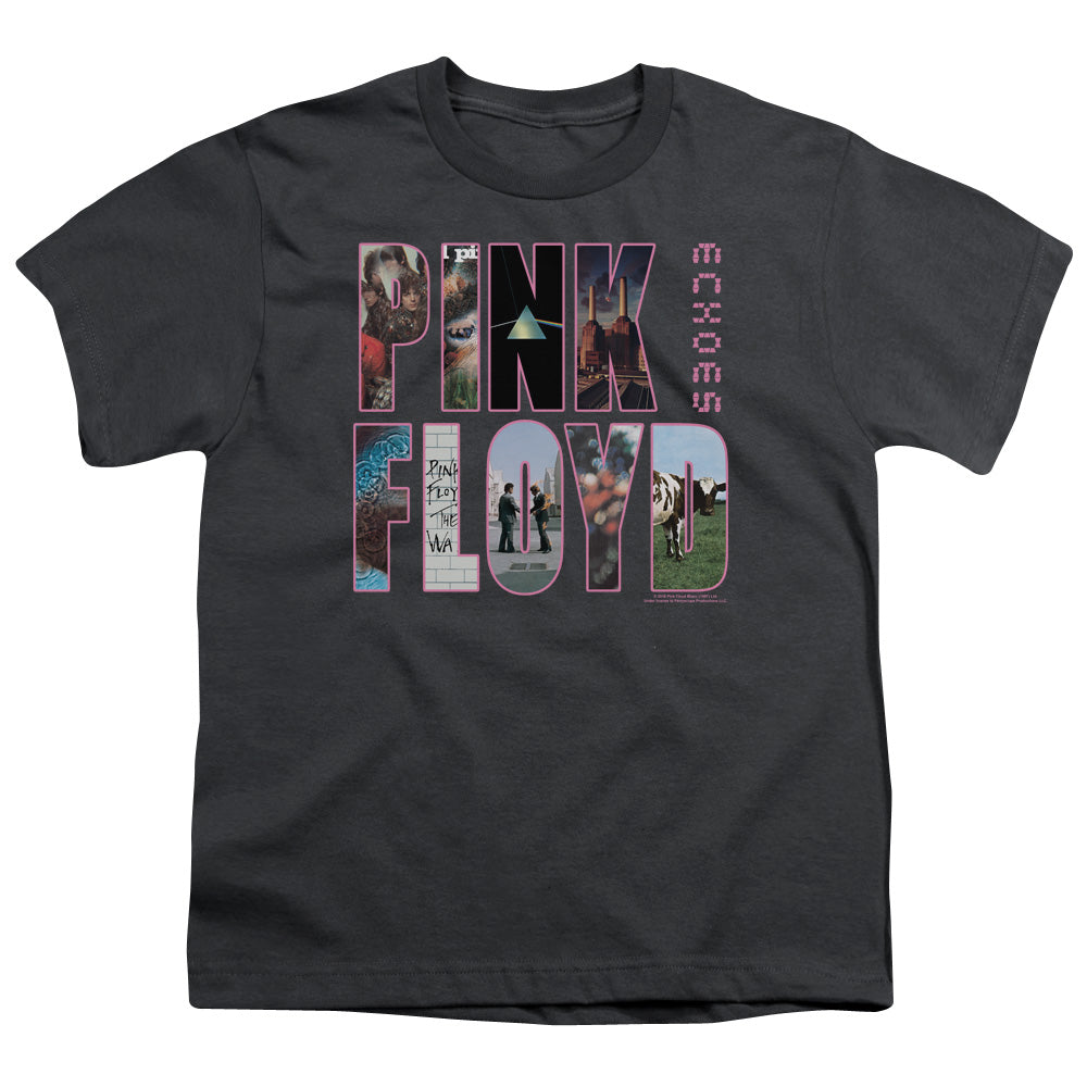 PINK FLOYD : COVER S\S YOUTH 18\1 Charcoal XL