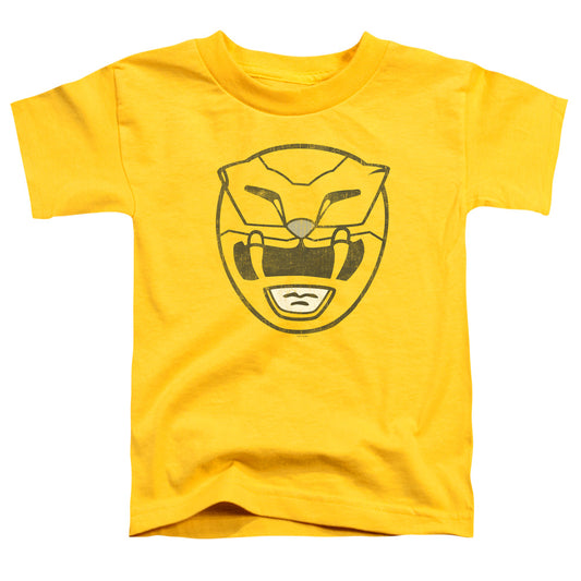 POWER RANGERS : YELLOW RANGER MASK S\S TODDLER TEE Yellow LG (4T)