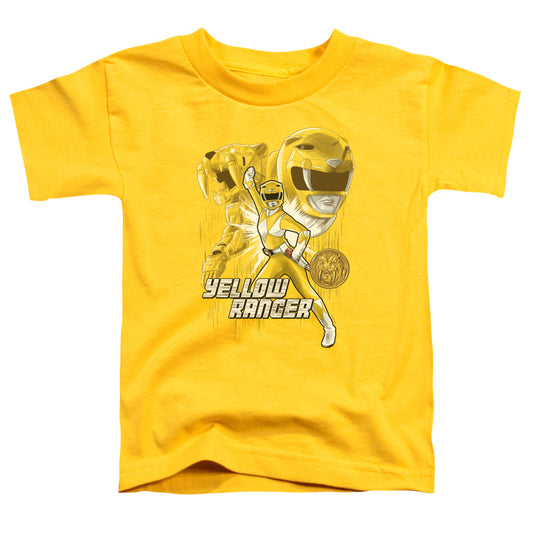 POWER RANGERS : YELLOW RANGER S\S TODDLER TEE Yellow MD (3T)