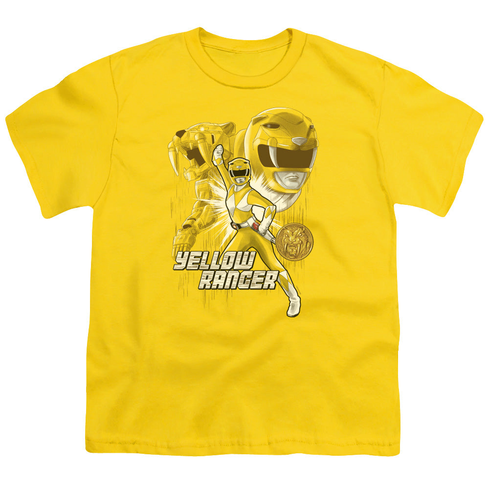 POWER RANGERS : YELLOW RANGER YOUTH SHORT SLEEVE Yellow XS