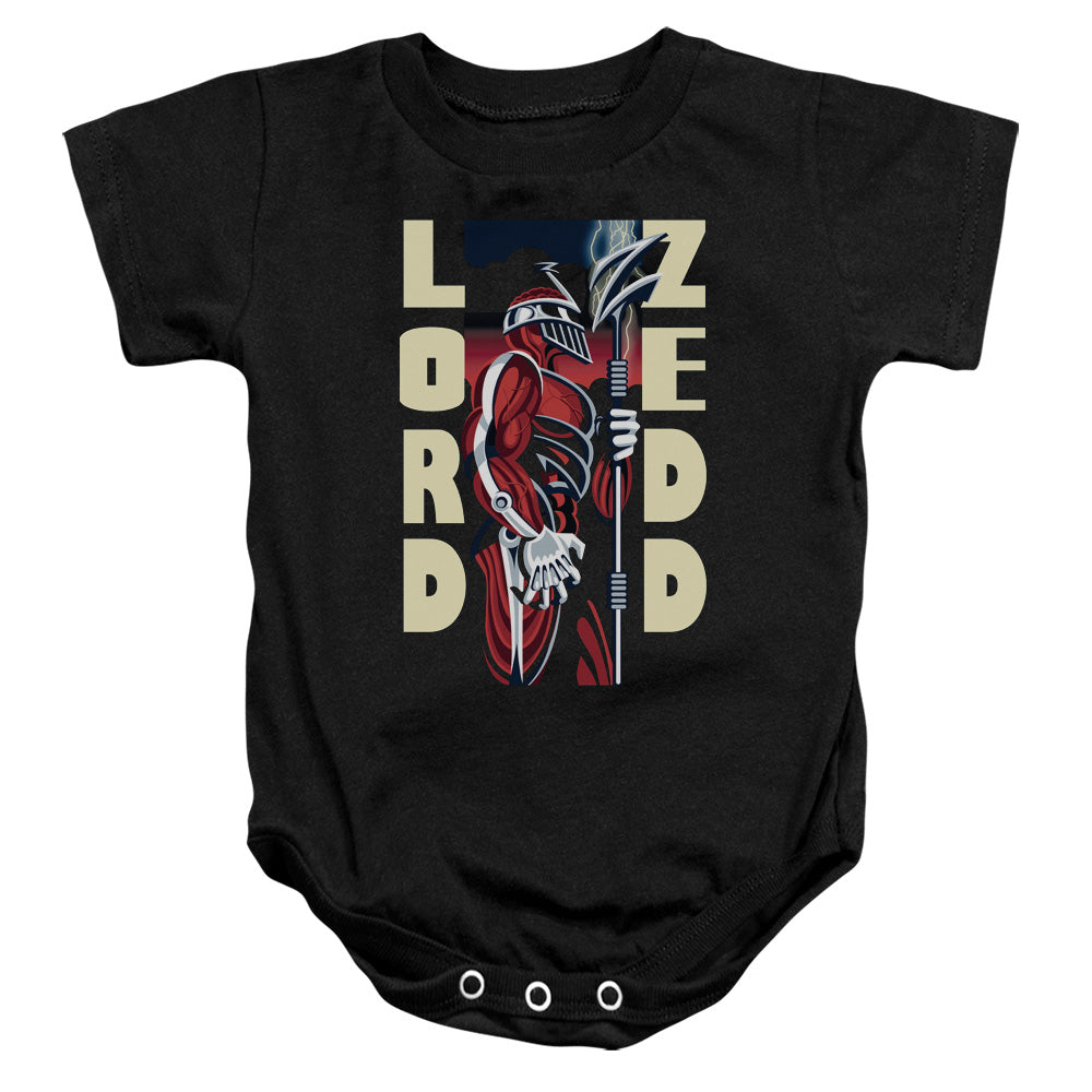 POWER RANGERS : ZEDD DECO INFANT SNAPSUIT Black LG (18 Mo)