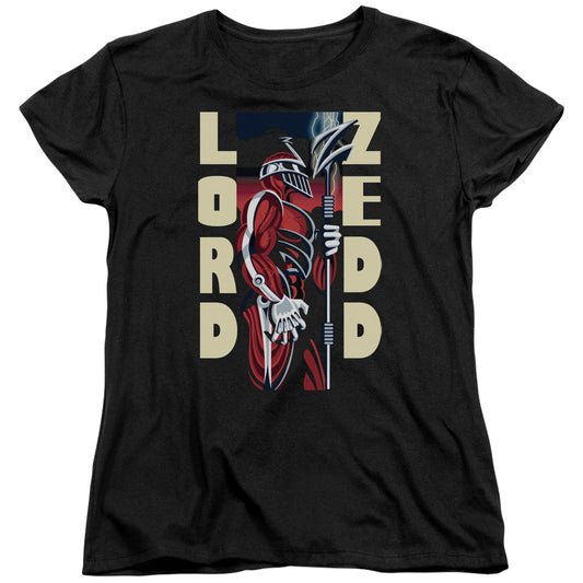 POWER RANGERS : ZEDD DECO S\S WOMENS TEE Black 2X