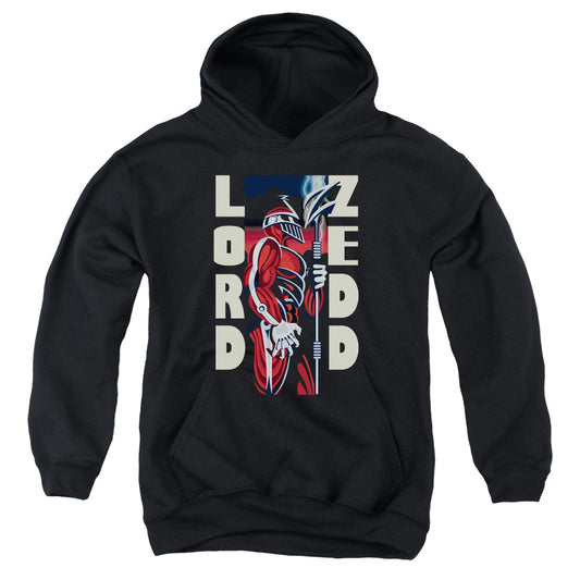 POWER RANGERS : ZEDD DECO YOUTH PULL OVER HOODIE BLACK LG