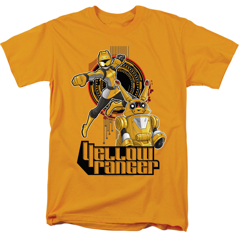 POWER RANGERS : YELLOW RANGER S\S ADULT 18\1 Gold XL