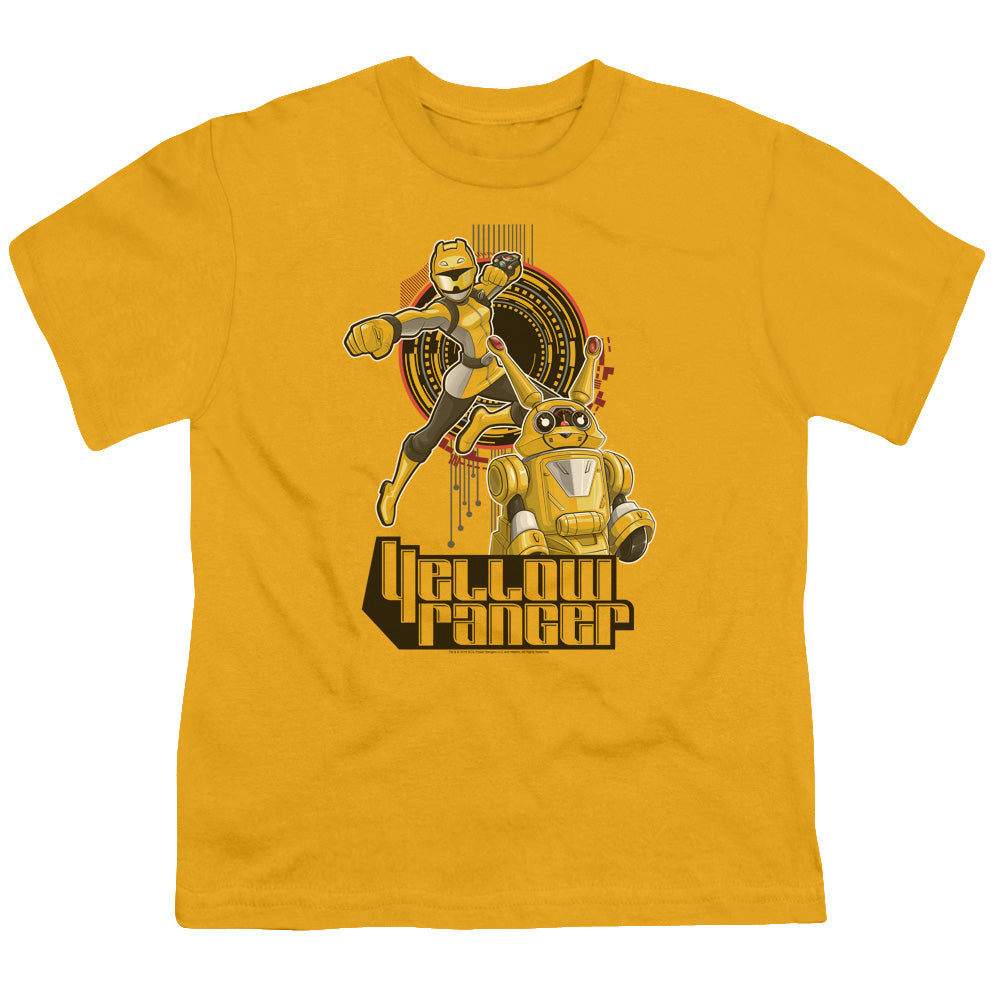 POWER RANGERS : YELLOW RANGER S\S YOUTH 18\1 Gold XL