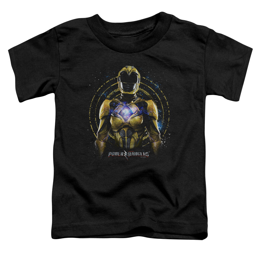 POWER RANGERS : YELLOW RANGER S\S TODDLER TEE Black LG (4T)