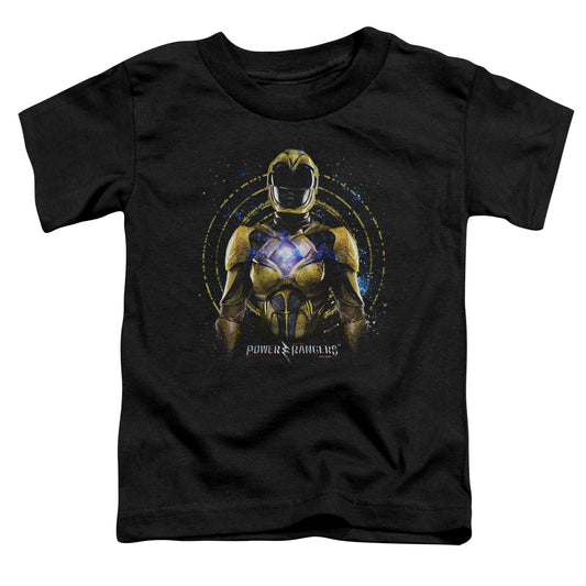 POWER RANGERS : YELLOW RANGER S\S TODDLER TEE Black SM (2T)