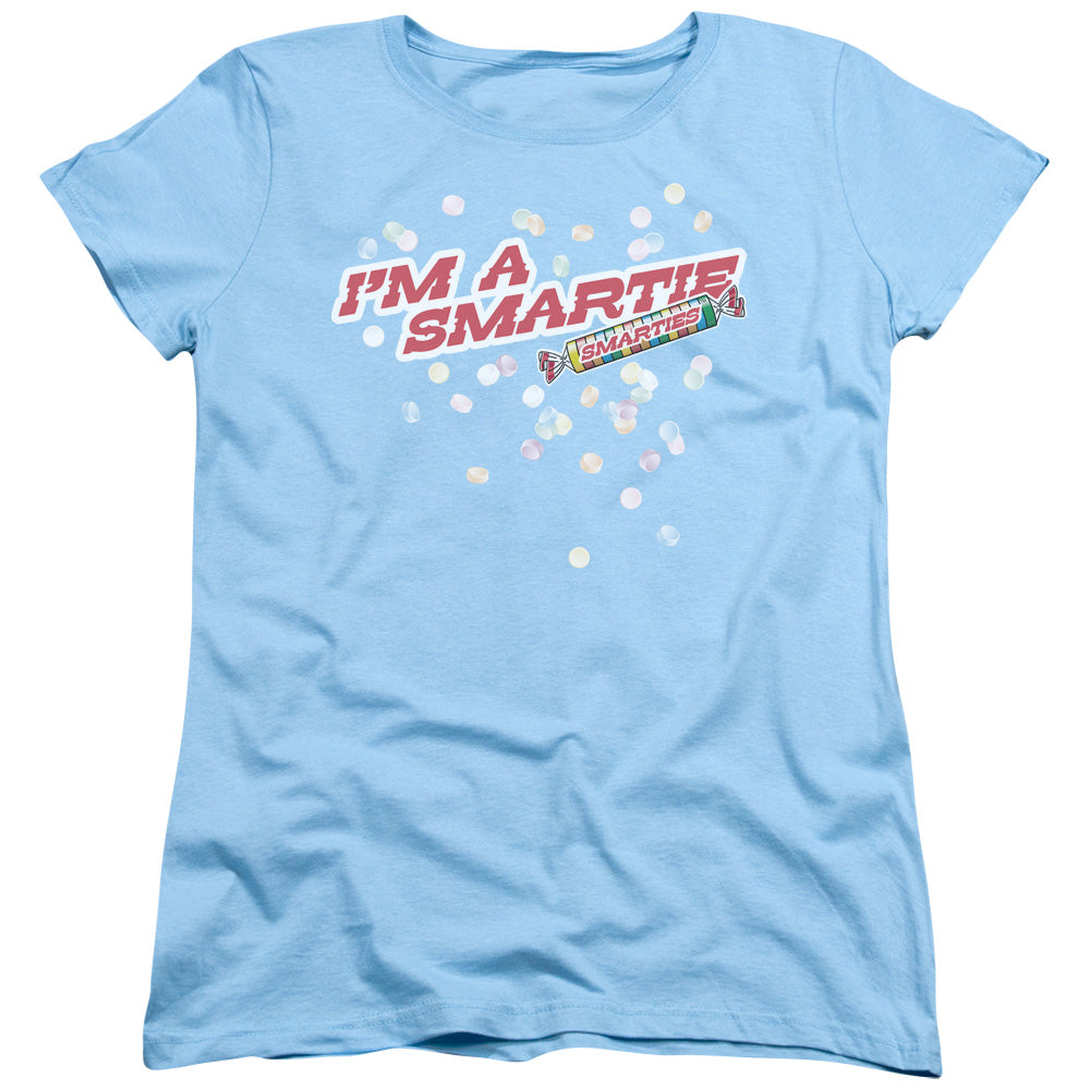 SMARTIES : I'M A SMARTIE S\S WOMENS TEE LIGHT BLUE 2X