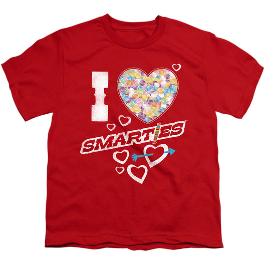 SMARTIES : I HEART SMARTIES S\S YOUTH 18\1 RED LG