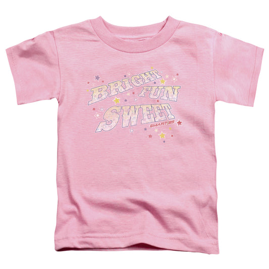 SMARTIES : BRIGHT FUN SWEET S\S TODDLER TEE PINK LG (4T)