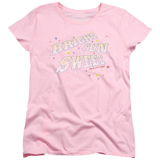 SMARTIES : BRIGHT FUN SWEET S\S WOMENS TEE PINK XL