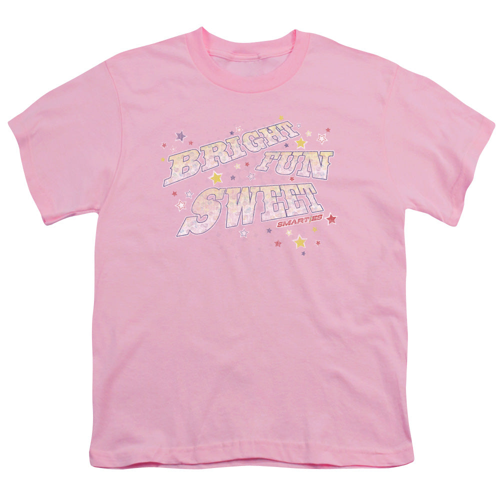 SMARTIES : BRIGHT FUN SWEET S\S YOUTH 18\1 PINK LG