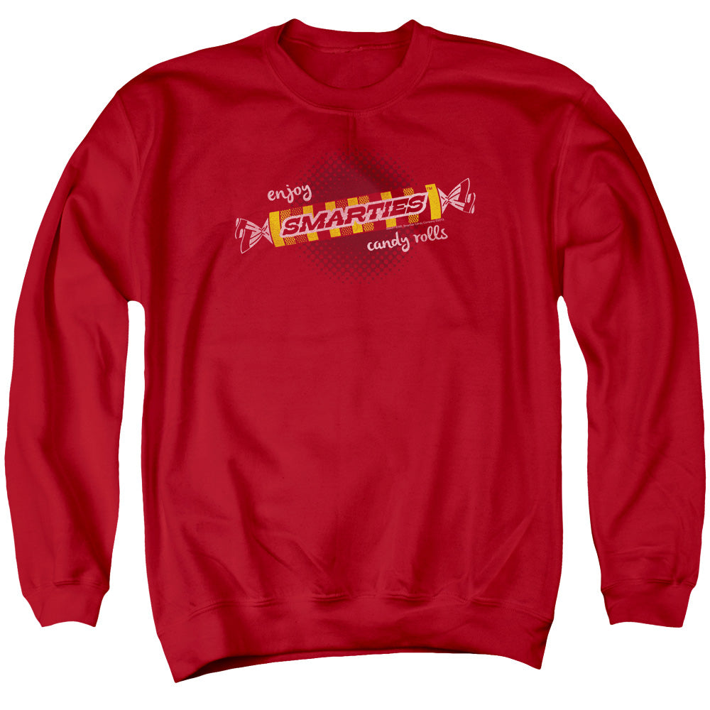 SMARTIES : ENJOY ADULT CREW NECK SWEATSHIRT RED 2X