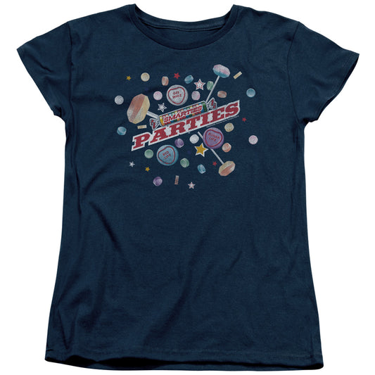 SMARTIES : PARTIES S\S WOMENS TEE NAVY 2X