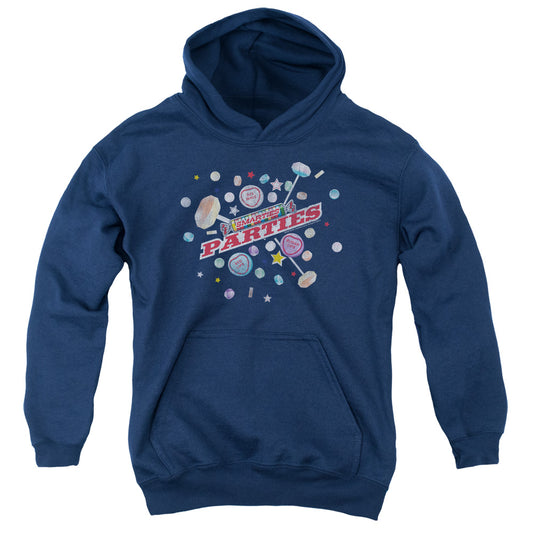 SMARTIES : PARTIES YOUTH PULL OVER HOODIE NAVY LG