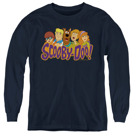 SCOOBY DOO : SCOOBY GANG L\S YOUTH Navy LG