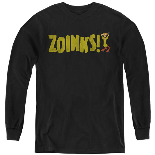 SCOOBY DOO : ZOINKS L\S YOUTH Black XL