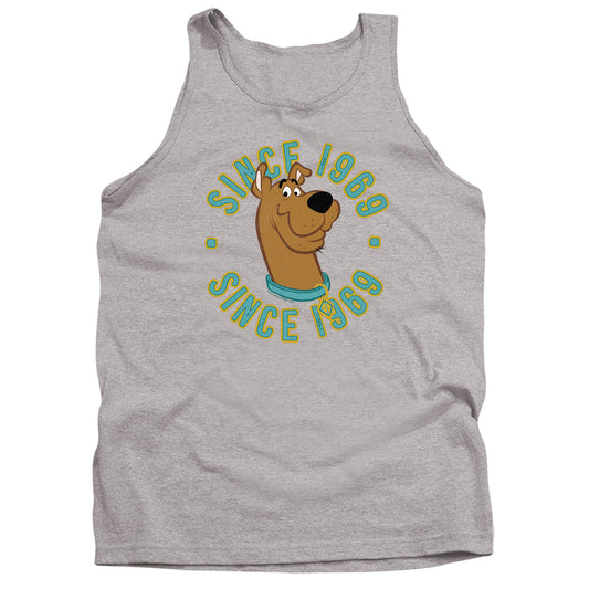 SCOOBY DOO : SCOOBY 1969 ADULT TANK Athletic Heather 2X